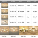 GobekUsa LED Ceiling Lights for Home Decor, White/Black Body, Living Room Bedroom Fixture