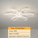 GobekUsa LED Ceiling Lights for Home Decor, White/Black Body, Living Room Bedroom Fixture