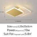 GobekUsa LED Ceiling Lights for Living Room Bedroom Kitchen Wardrobe, Modern Minimalist Warm Home Lighting