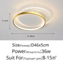 GobekUsa LED Ceiling Lights for Living Room Bedroom Kitchen Wardrobe, Modern Minimalist Warm Home Lighting