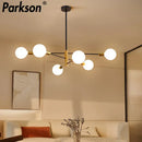 GobekUsa LED Ceiling Lights Industrial Iron Black Golden Nordic Minimalist Décor