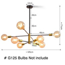 GobekUsa LED Ceiling Lights Industrial Iron Black Golden Nordic Minimalist Décor