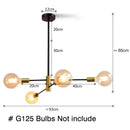 GobekUsa LED Ceiling Lights Industrial Iron Black Golden Nordic Minimalist Décor