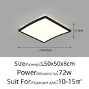 GobekUsa LED Ceiling Lights: Minimalist Square Design for Bedroom, Living Room, Dining Room Lighting