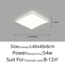 GobekUsa LED Ceiling Lights: Minimalist Square Design for Bedroom, Living Room, Dining Room Lighting