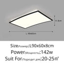 GobekUsa LED Ceiling Lights: Minimalist Square Design for Bedroom, Living Room, Dining Room Lighting