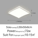 GobekUsa LED Ceiling Lights: Minimalist Square Design for Bedroom, Living Room, Dining Room Lighting