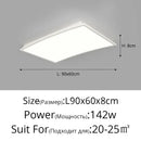 GobekUsa LED Ceiling Lights: Minimalist Square Design for Bedroom, Living Room, Dining Room Lighting