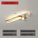 GobekUsa LED Ceiling Lights: Modern Chandeliers for Living Room, Bedroom, Aisle, and Corridor.