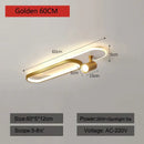 GobekUsa LED Ceiling Lights: Modern Chandeliers for Living Room, Bedroom, Aisle, and Corridor.