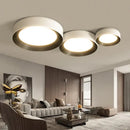 GobekUsa LED Ceiling Lights: Modern Dimmable Square Circular Indoor Lighting for Bedroom, Balcony, Aisle