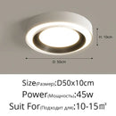 GobekUsa LED Ceiling Lights: Modern Dimmable Square Circular Indoor Lighting for Bedroom, Balcony, Aisle