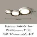 GobekUsa LED Ceiling Lights: Modern Dimmable Square Circular Indoor Lighting for Bedroom, Balcony, Aisle