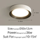 GobekUsa LED Ceiling Lights: Modern Dimmable Square Circular Lamps for Bedroom, Aisle, Home Lighting