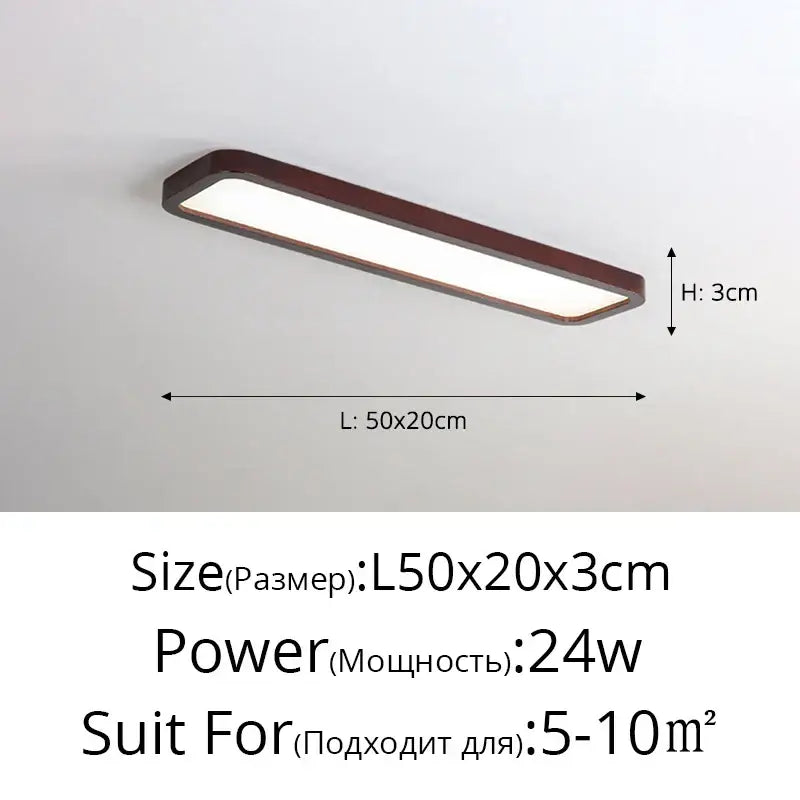 GobekUsa LED Ceiling Lights: Modern Nordic Kitchen Study Living Room Dimmable Remote Control, photo 10 of 15