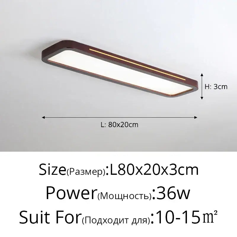 GobekUsa LED Ceiling Lights: Modern Nordic Kitchen Study Living Room Dimmable Remote Control, photo 14 of 15