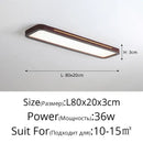 GobekUsa LED Ceiling Lights: Modern Nordic Kitchen Study Living Room Dimmable Remote Control