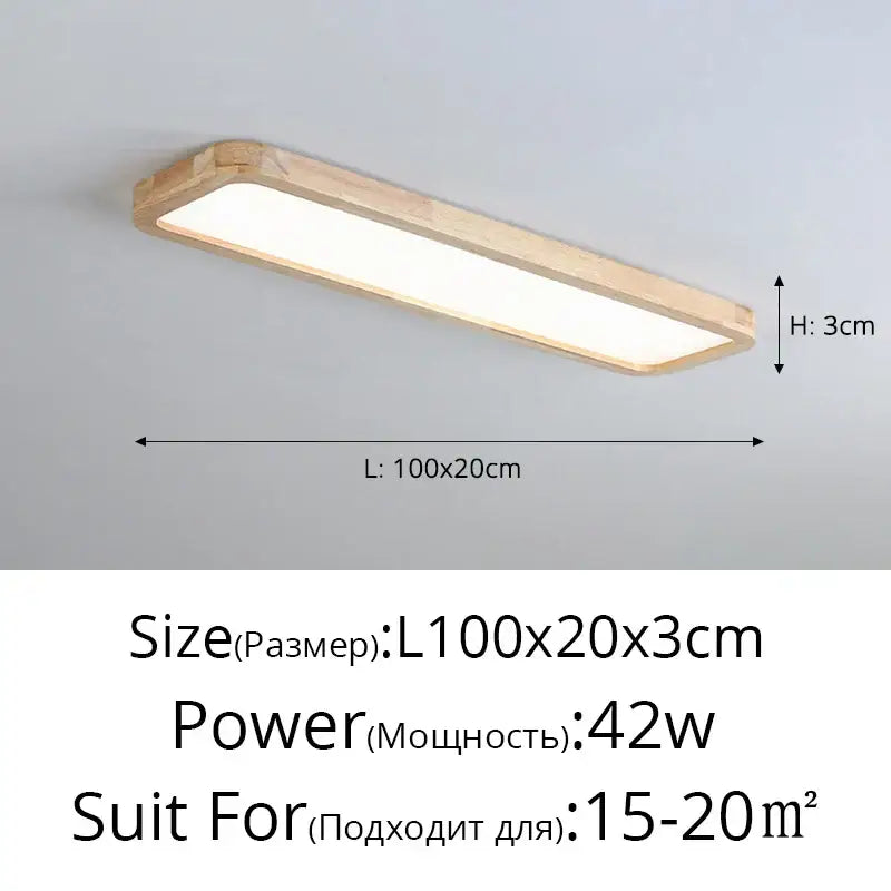 GobekUsa LED Ceiling Lights: Modern Nordic Kitchen Study Living Room Dimmable Remote Control, photo 7 of 15
