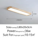 GobekUsa LED Ceiling Lights: Modern Nordic Kitchen Study Living Room Dimmable Remote Control