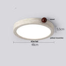 GobekUsa LED Ceiling Lights Modern Nordic White Stone Plafond Lamp