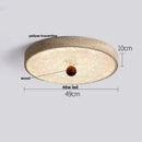 GobekUsa LED Ceiling Lights Modern Nordic White Stone Plafond Lamp