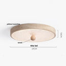 GobekUsa LED Ceiling Lights Modern Nordic White Stone Plafond Lamp