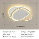 GobekUsa LED Ceiling Lights: Modern Round Lamps for Bedroom, Living Room, Study - Indoor Lighting Fixtures
