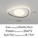 GobekUsa LED Ceiling Lights White Black Infinite Dimming Home Lighting Fixtures