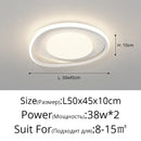 GobekUsa LED Ceiling Lights White Black Infinite Dimming Home Lighting Fixtures