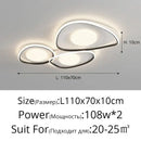 GobekUsa LED Ceiling Lights White Black Infinite Dimming Home Lighting Fixtures