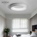 GobekUsa LED Ceiling Lights: White Grey Modern Design, Dimmable for Living Room Bedroom Dining