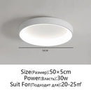 GobekUsa LED Ceiling Lights: White Grey Modern Design, Dimmable for Living Room Bedroom Dining