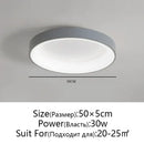 GobekUsa LED Ceiling Lights: White Grey Modern Design, Dimmable for Living Room Bedroom Dining