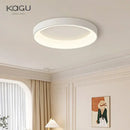 GobekUsa LED Ceiling Lights: White Grey Modern Design, Dimmable for Living Room Bedroom Dining
