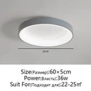 GobekUsa LED Ceiling Lights: White Grey Modern Design, Dimmable for Living Room Bedroom Dining