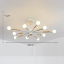 GobekUsa LED Ceiling Lights with Wooden Lampshades for Modern Livingroom and Bedroom