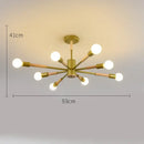 GobekUsa LED Ceiling Lights with Wooden Lampshades for Modern Livingroom and Bedroom