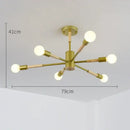 GobekUsa LED Ceiling Lights with Wooden Lampshades for Modern Livingroom and Bedroom
