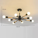 GobekUsa LED Ceiling Lights with Wooden Lampshades for Modern Livingroom and Bedroom
