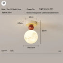 GobekUsa LED Ceiling Moon Wall Lamp Minimalist Bedroom Lighting Fixture