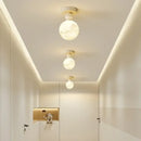 GobekUsa LED Ceiling Moon Wall Lamp Minimalist Bedroom Lighting Fixture