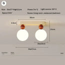 GobekUsa LED Ceiling Moon Wall Lamp Minimalist Bedroom Lighting Fixture