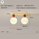 GobekUsa LED Ceiling Moon Wall Lamp Minimalist Bedroom Lighting Fixture