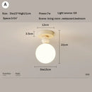 GobekUsa LED Ceiling Moon Wall Lamp Minimalist Bedroom Lighting Fixture