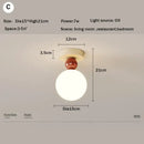 GobekUsa LED Ceiling Moon Wall Lamp Minimalist Bedroom Lighting Fixture