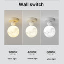 GobekUsa LED Ceiling Moon Wall Lamp Minimalist Bedroom Lighting Fixture