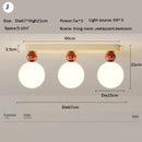 GobekUsa LED Ceiling Moon Wall Lamp Minimalist Bedroom Lighting Fixture