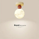 GobekUsa LED Ceiling Moon Wall Lamp Minimalist Bedroom Lighting Fixture