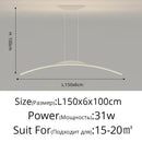 GobekUsa LED Ceiling Pendant Lamp: Minimalist Chandelier, Height Adjustable, Home Decor Solution
