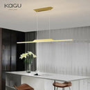 GobekUsa LED Ceiling Pendant Lamp: Minimalist Chandelier, Height Adjustable, Home Decor Solution
